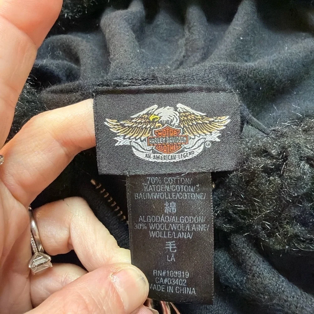 Harley-Davidson Black Fleece-Lined Jacket 1773